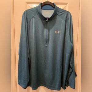 Under Armour Men's Dark Teal Performance Jacket (darker than photo)